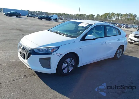 2019 Hyundai Ioniq Hybrid Blue из США, поврежденный, VIN KMHC65LC5KU156704